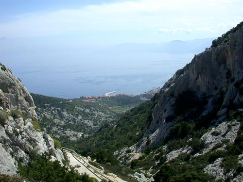 Blick auf Cala Gonone