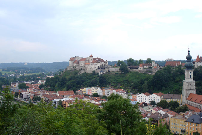 Blick (zurck) auf Burghausen