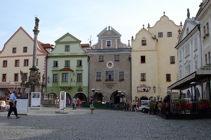 Krumau: unser Hotel am Marktplatz - Zlatý Andel (Goldener Engel)
