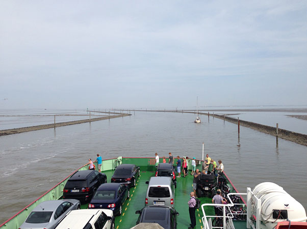 Norden: auf der Fhre nach Norderney